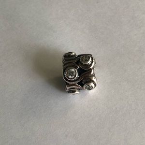 Retired Pandora Charm- Ocean Waves